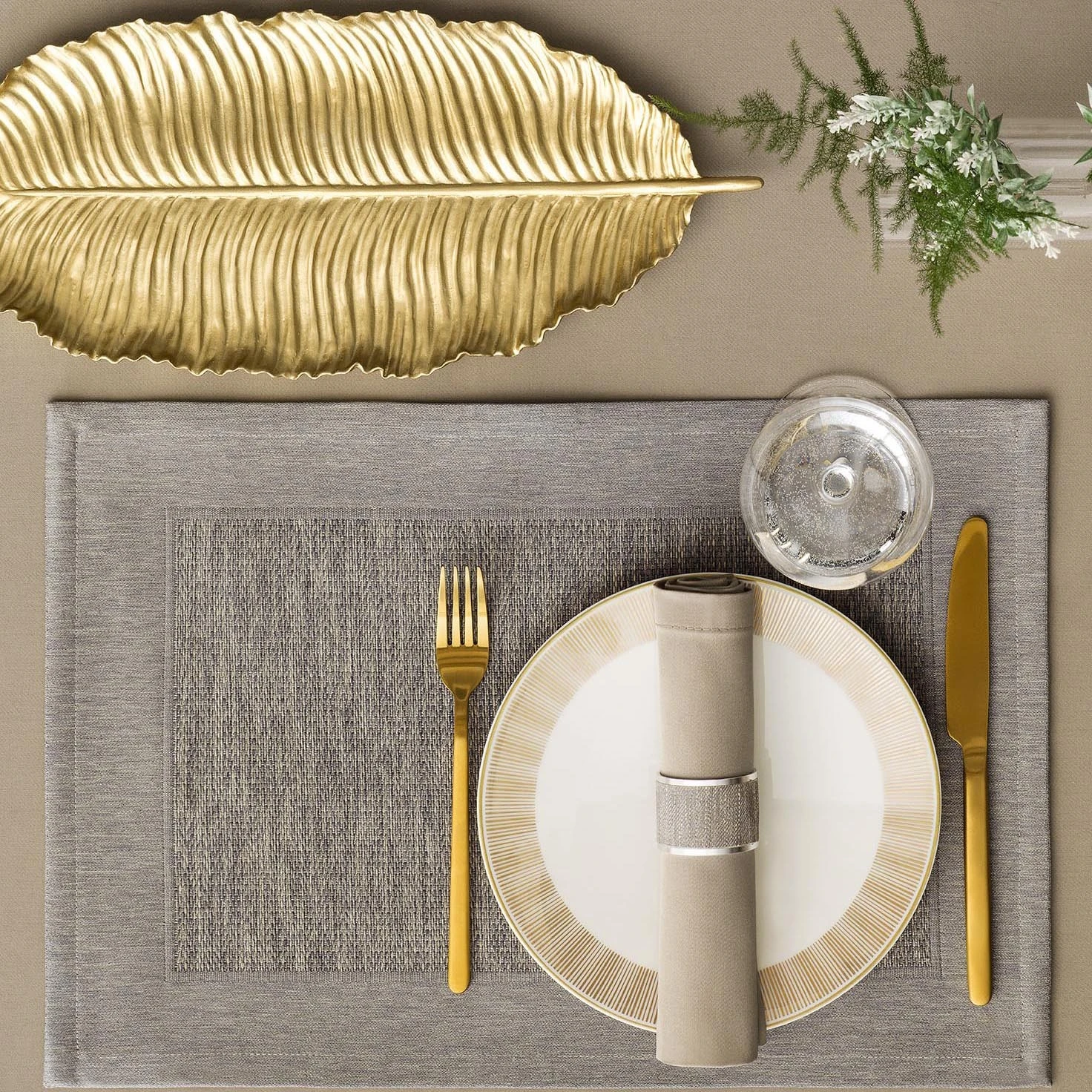 Placemat CHELSEA + Grey | TOGAS - Image 5